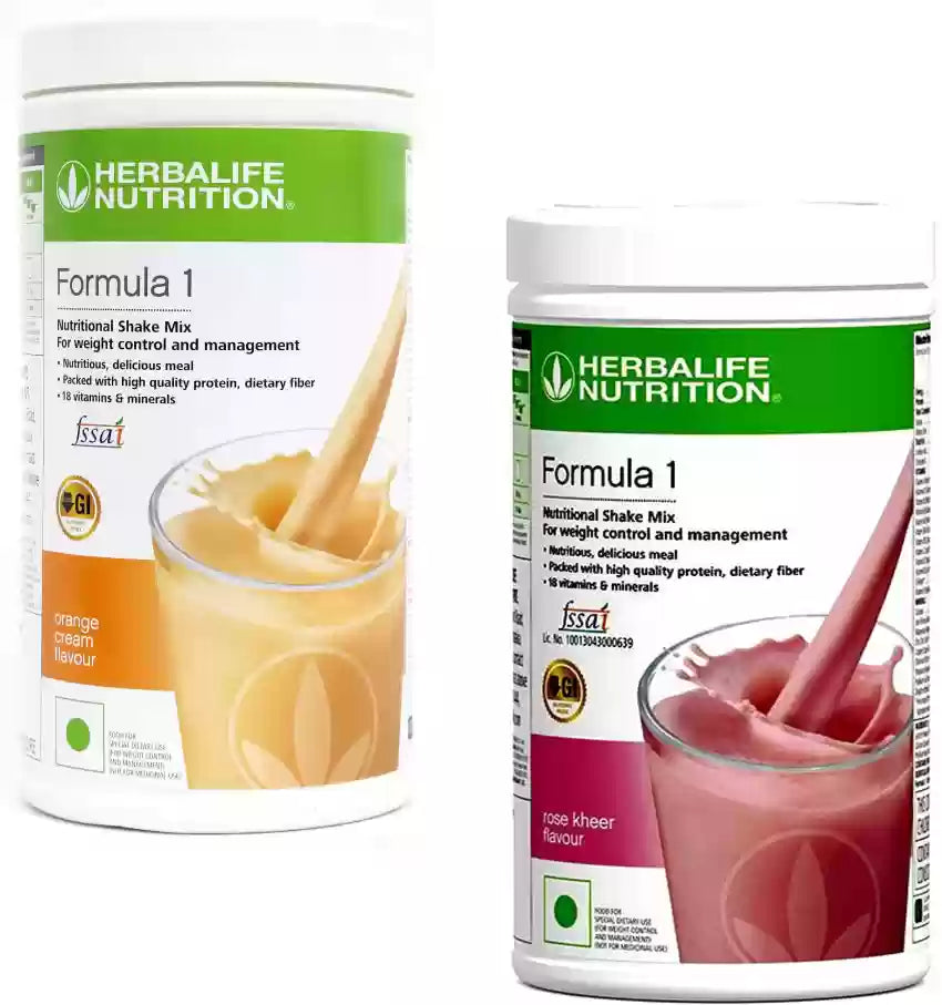 Pack x2 Formula 1 Nutritional Shake Mix 550 g (Mixed Flavours)