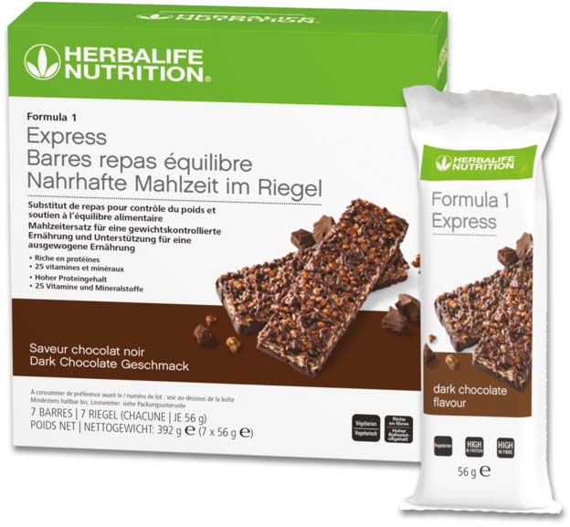 Formula 1 Express Healthy Meal Bars Dark Chocolate 7 bars per box