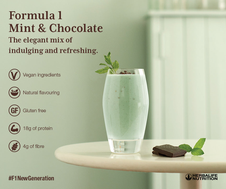 Formula 1 Nutritional Shake Mix Mint & Chocolate 550 g