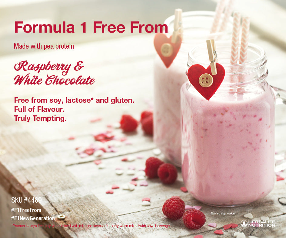 Formula 1 Free From Raspberry and White Chocolate 500 g